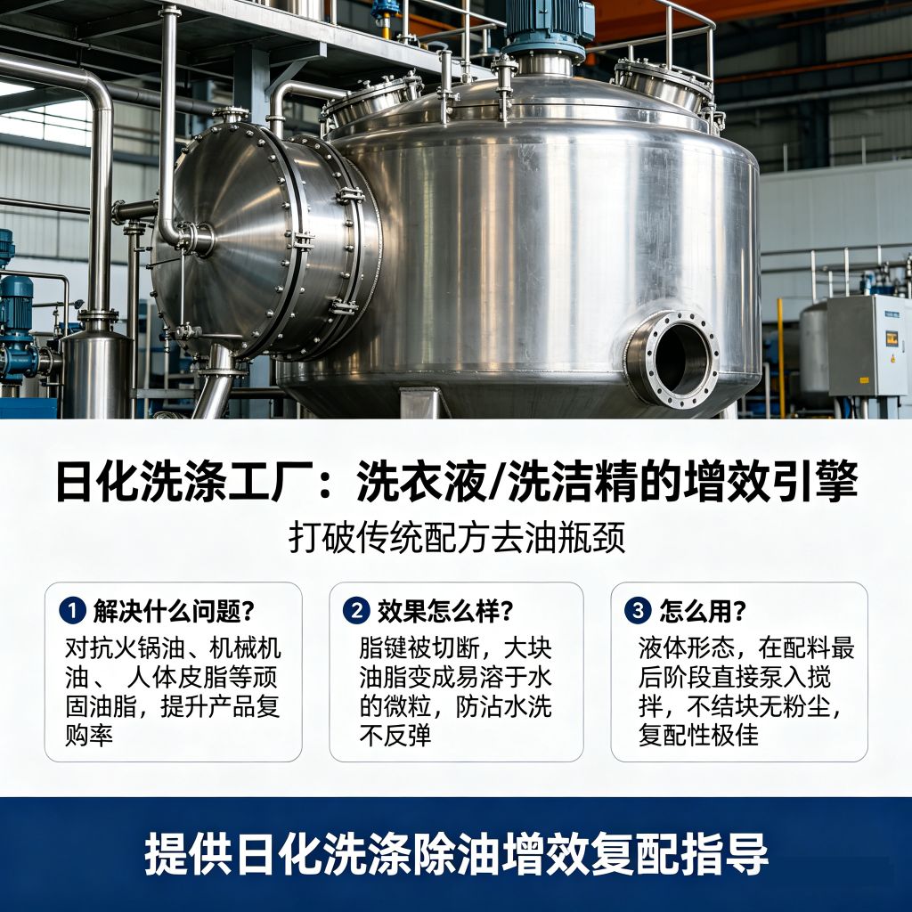 脂肪酶液体脂肪酶隔油池化油剂降解油脂防堵日化洗涤废水工业去油催化剂