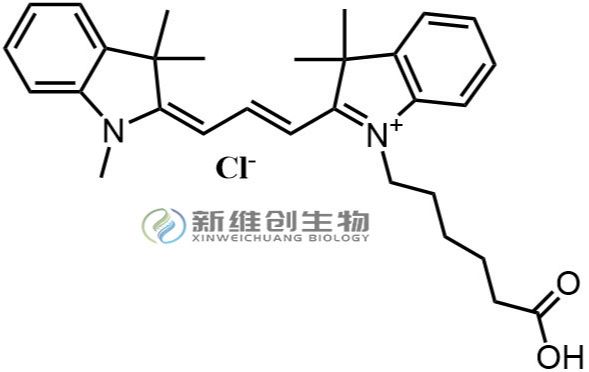 CY3 羧基 / 花菁 3 羧酸 / CY3-COOH/Cyanine3 carboxylic acid / 非活性近红外荧光染料 / 科研级荧光标记中间体
