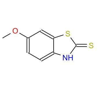 2182-73-2；2-巯基-6-甲氧基苯并噻唑；2(3H)-Benzothiazolethione,6-methoxy-(9CI)