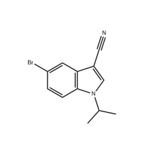 5-溴-1-丙-2-烯基吲哚-3-腈