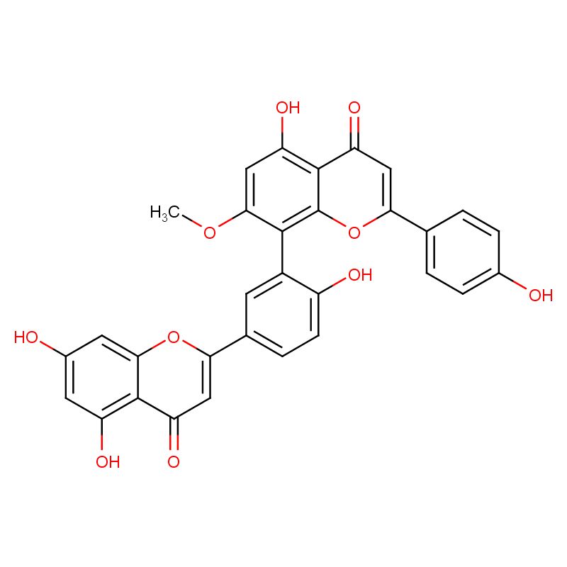 2608-21-1;苏铁双黄酮;Sotetsuflavone