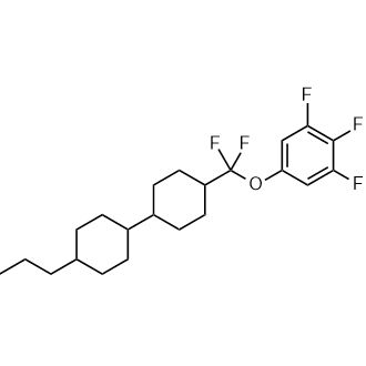 5-(二氟((反式,反式)-4'-丙基(1,1'-联环己烷)-4-基)甲氧基)-1,2,3-三氟苯；208338-50-5