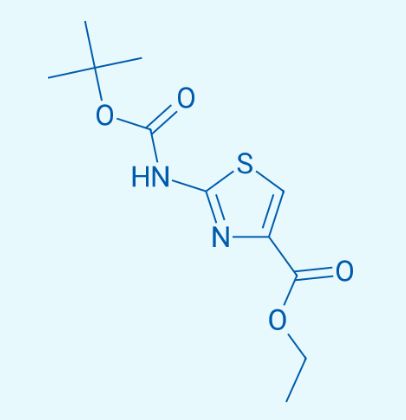 N-boc-1-氨基噻唑-4-甲酸乙酯  189512-01-4