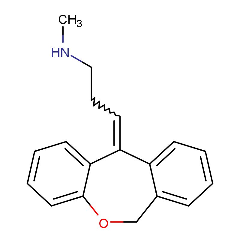 2887-91-4；去甲多塞平 盐酸盐;11[6H]-[3-(METHYLAMINO)PROPYLIDENE]DIBENZ[B,E]OXEPINE HYDROCHLORIDE