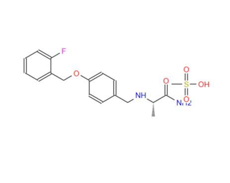邻氟沙芬酰胺甲磺酸盐；202825-45-4；