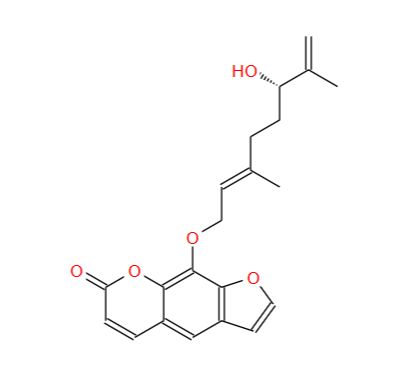 8-[(E)-6-羟基-3,7-二甲基辛-2,7-二烯基氧基]补骨脂素；205115-75-9；
