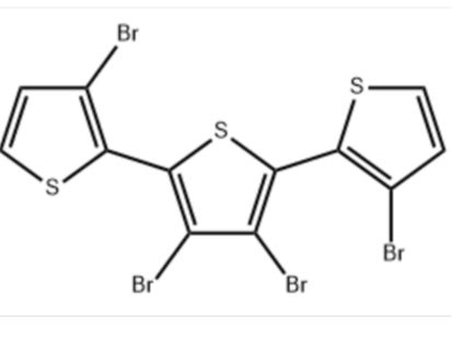 3,3',3'',4'-四溴-2,2':5',2''-三联噻吩    2,2':5',2''-Terthiophene, 3,3',3'',4'-tetrabromo-   1377583-98-6