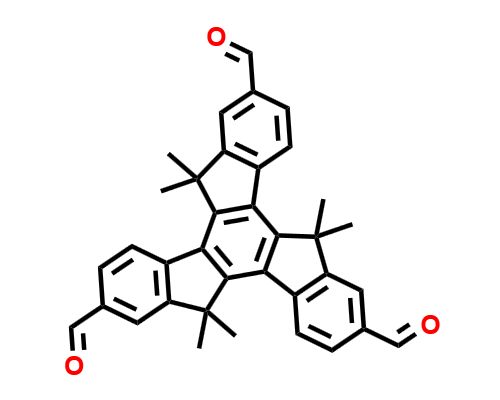 5,5,10,10,15,15-六甲基-10,15-二氢-5H-二茚并[1,2-a:1',2'-c]芴-2,7,12-三甲醛