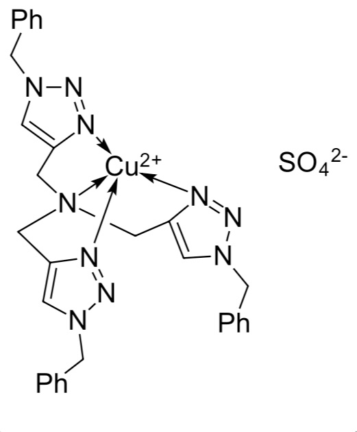 铜(II)-TBTA络合物 (Copper(II)-TBTA complex)