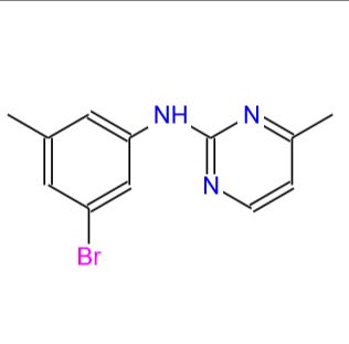 N-(3-溴-5-甲基苯基)-4-甲基嘧啶-2-胺  N-(3-bromo-5-methylphenyl)-4-methylpyrimidin-2-amine 1312535-22-0 