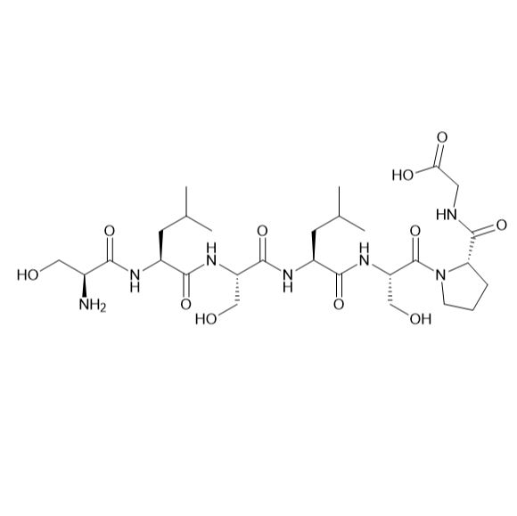 SLSLSPG（七肽），943235-75-4，H-Ser-Leu-Ser-Leu-Ser-Pro-Gly-OH，杭州固拓生物多肽物美价廉