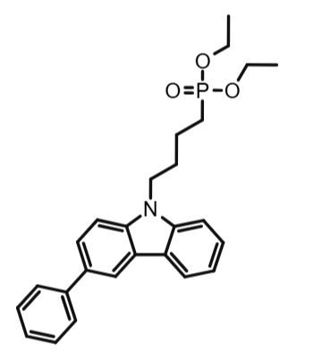 二乙基[4-(3-苯基咔唑-9-基)丁基]膦酸酯