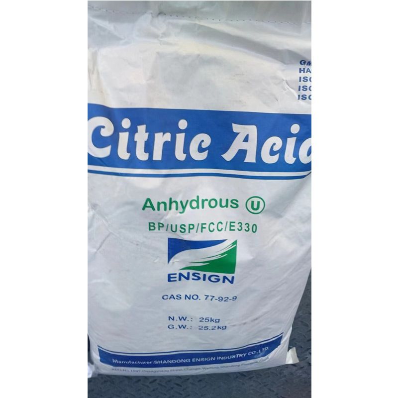 英轩柠檬酸  一水 无水厂家代理   25kg/袋
