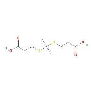 aladdin 阿拉丁 P665388 3,3'-(丙烷-2,2-二基双(硫烷二基))二丙酸 4265-59-2 ≥96%