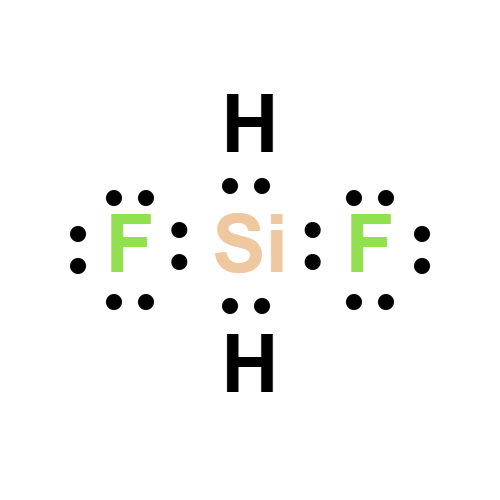 sih2f2 lewis structure